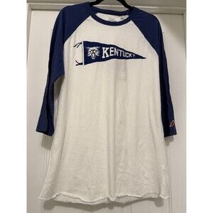 Original League Collegiate Outfitters Unisex KY Wildcats Shirt Xl White & Blue